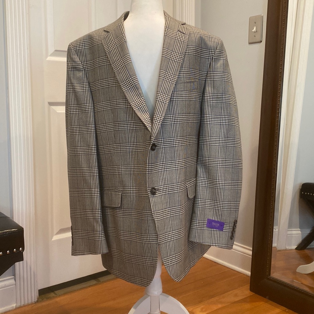 Tallia Plaid Sport Coat